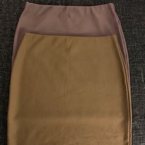 Set of 2 mini skirt